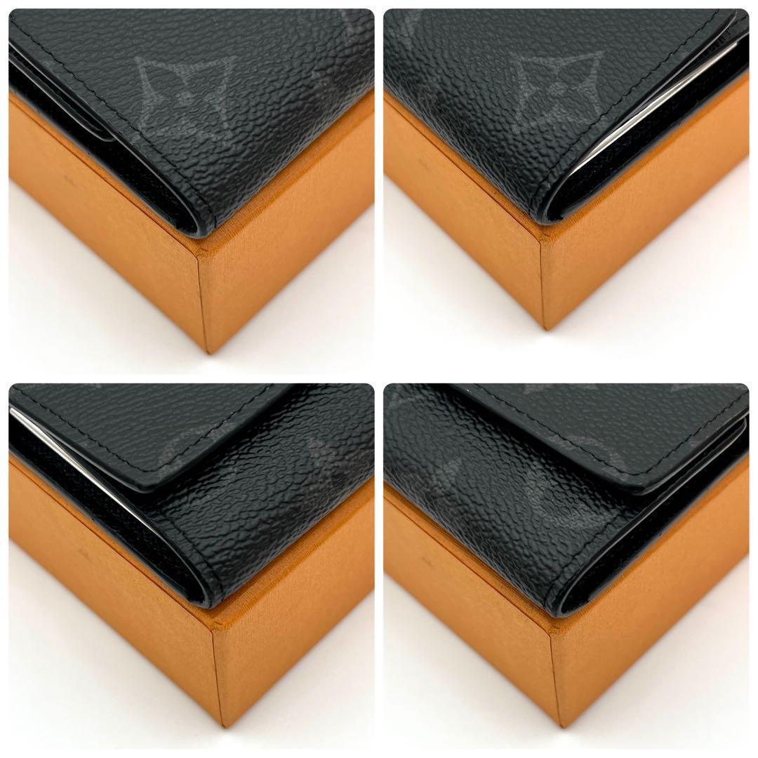 Louis Vuitton Monogram Eclipse Key Case Multicles 6 Black Key Holder — view 7