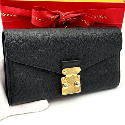 Louis Vuitton Wallet Monogram Empreinte Portefeuille Sarah Metis