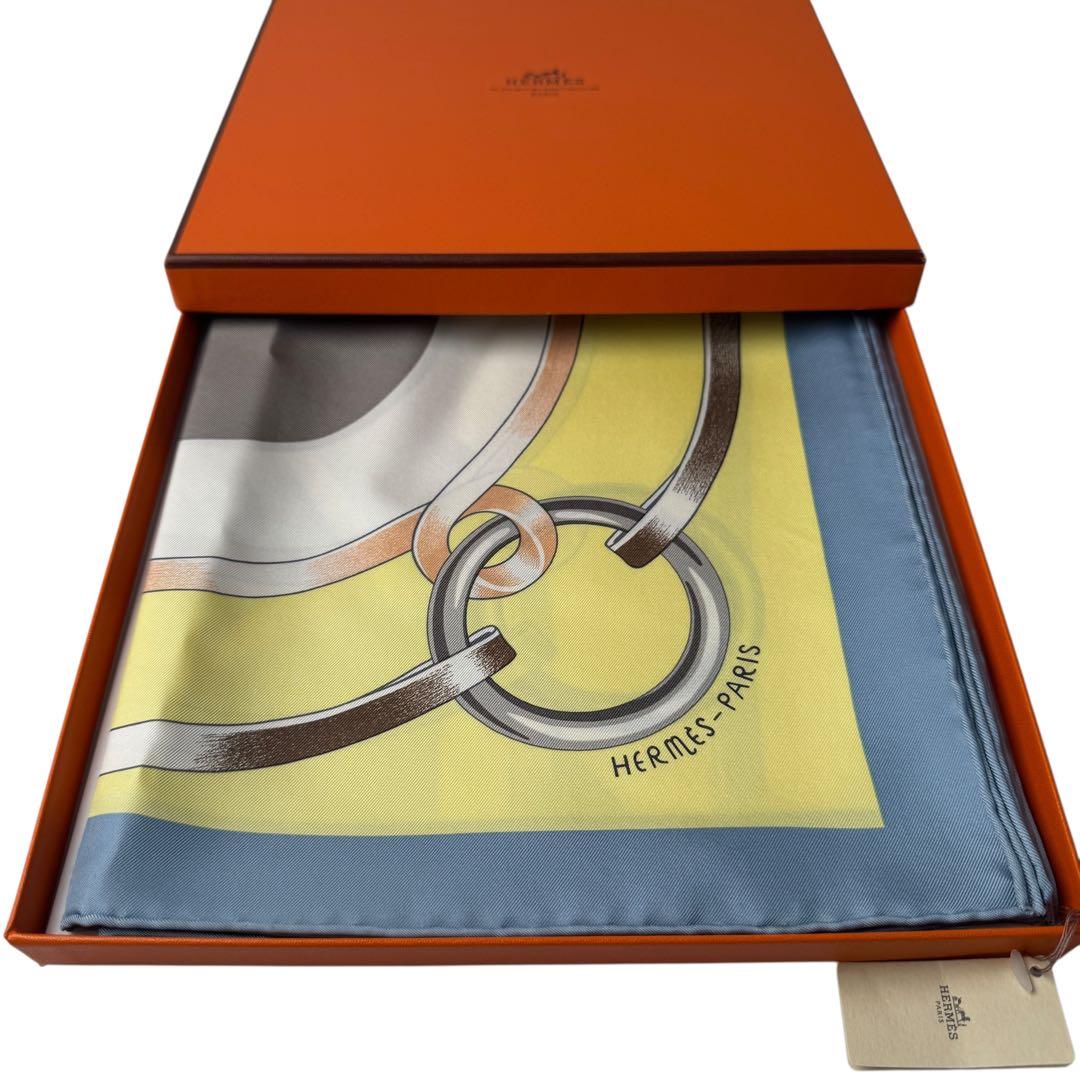 Hermes Scarf Carre 90 Figure Artistic Silk