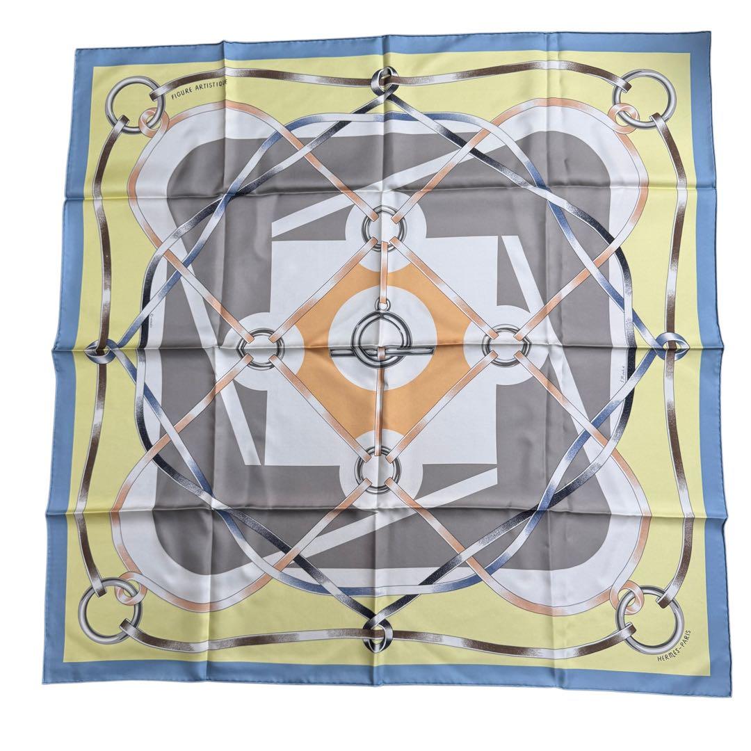 Hermes Scarf Carre 90 Figure Artistic Silk — view 3