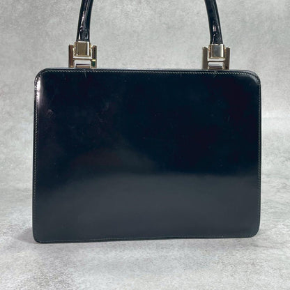 Gucci Handbag Black Gold Leather — view 3