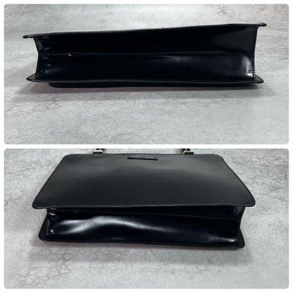 Gucci Handbag Black Gold Leather — view 8