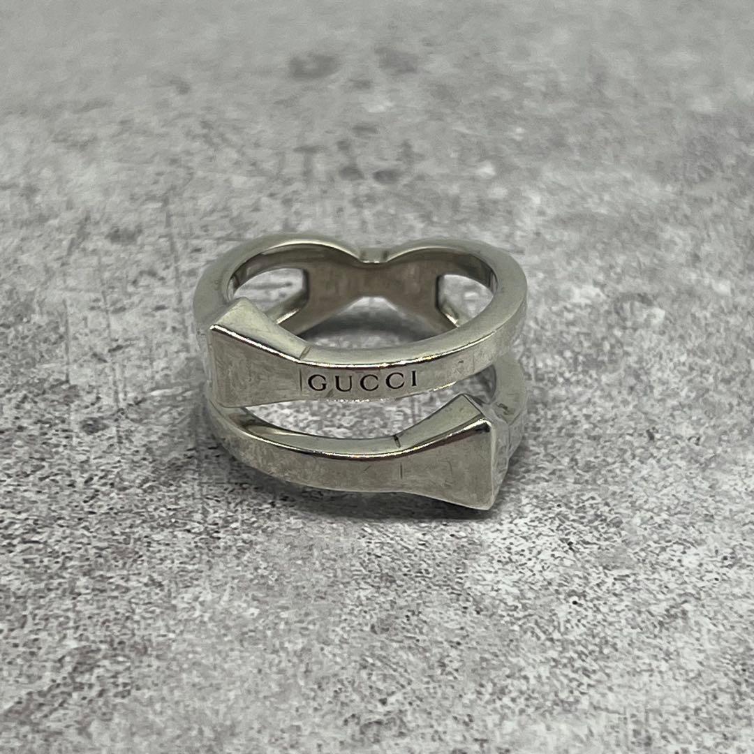 Gucci Ring Silver Nail
