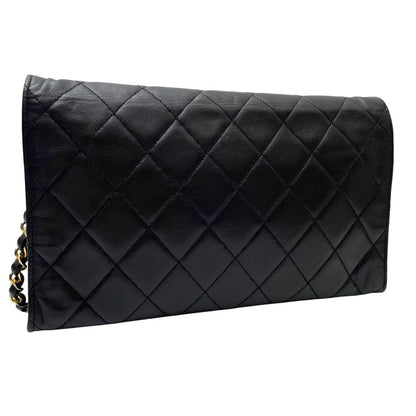 Chanel Quilted Lambskin Circle Logo Chain Shoulder Bag — view 2