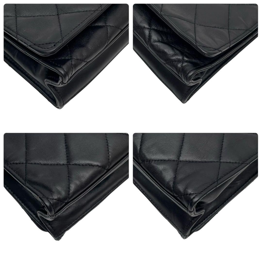 Chanel Quilted Lambskin Circle Logo Chain Shoulder Bag — view 5