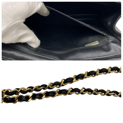 Chanel Quilted Lambskin Circle Logo Chain Shoulder Bag — view 8