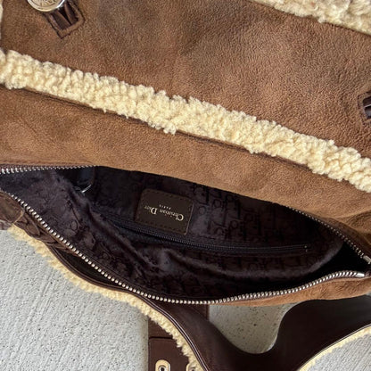 Dior Shoulder Bag Shearling — view 7