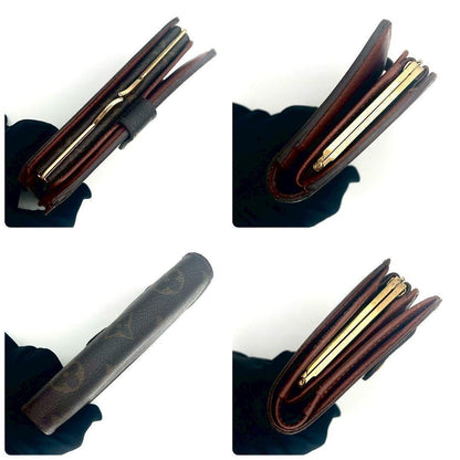Louis Vuitton Monogram Viennois Fold Wallet Compact Bifold — view 7