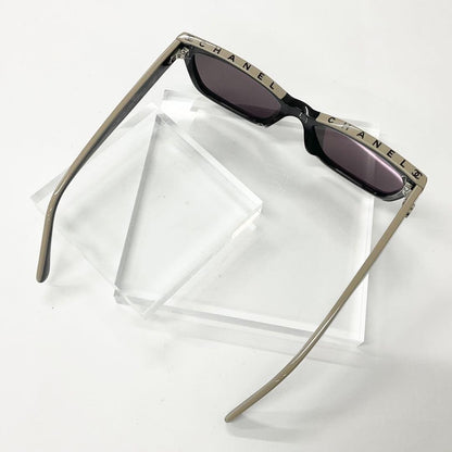 Chanel Sunglasses CC Logo Square Eyewear — view 5
