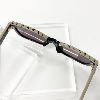 Chanel Sunglasses CC Logo Square Eyewear — view 7