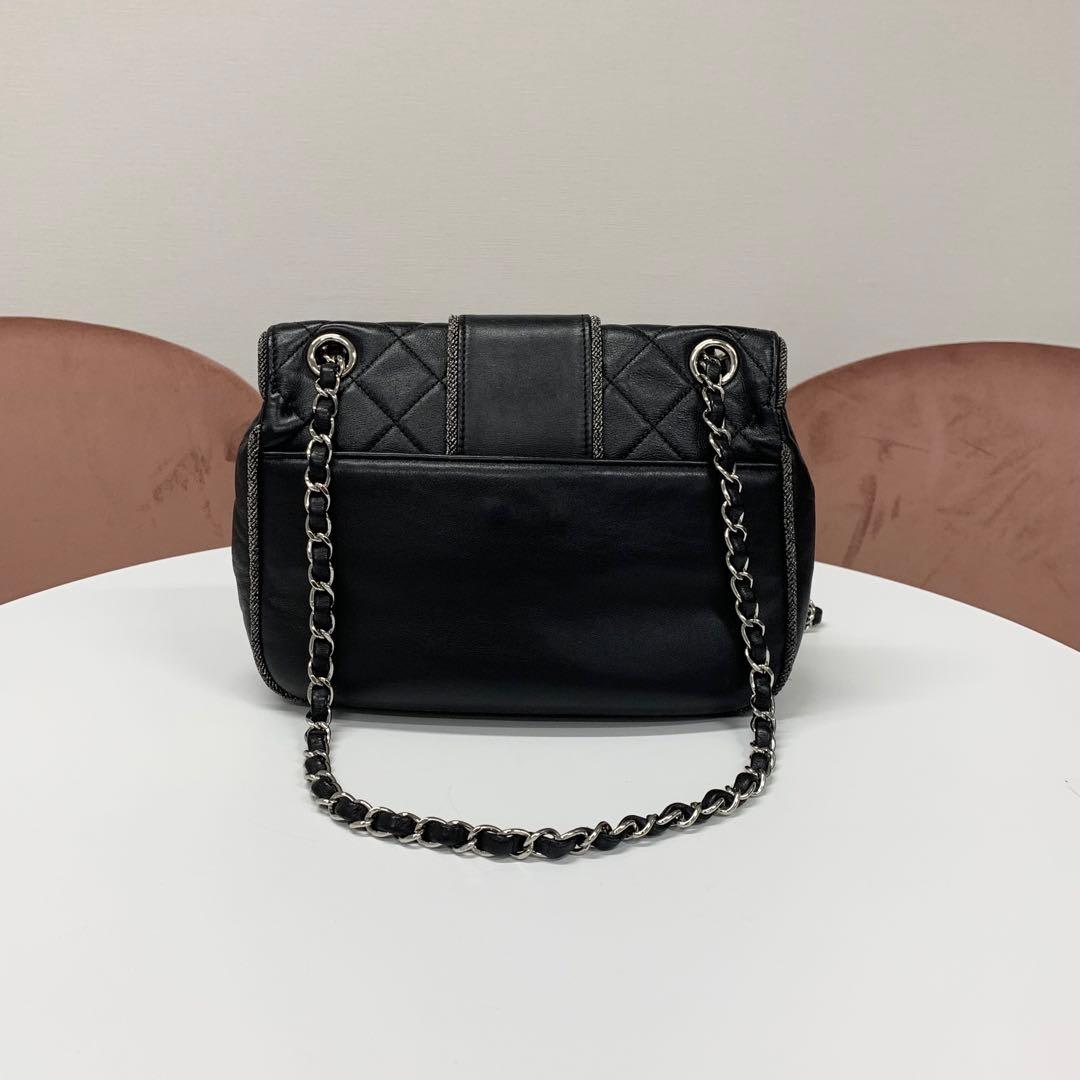 Chanel Chanel Quilted Lambskin Turnlock Shoulder Bag