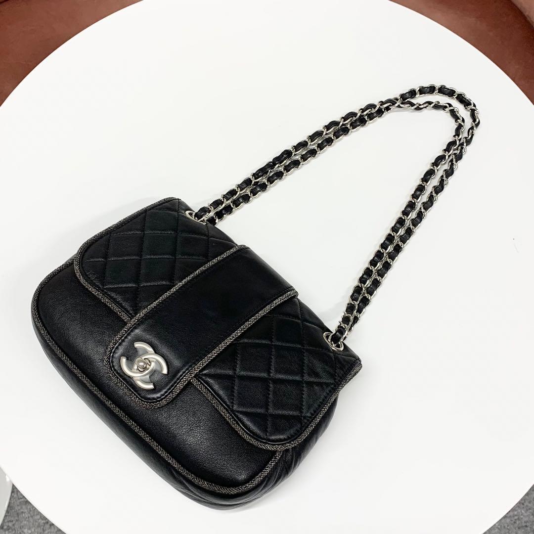 Chanel Chanel Quilted Lambskin Turnlock Shoulder Bag