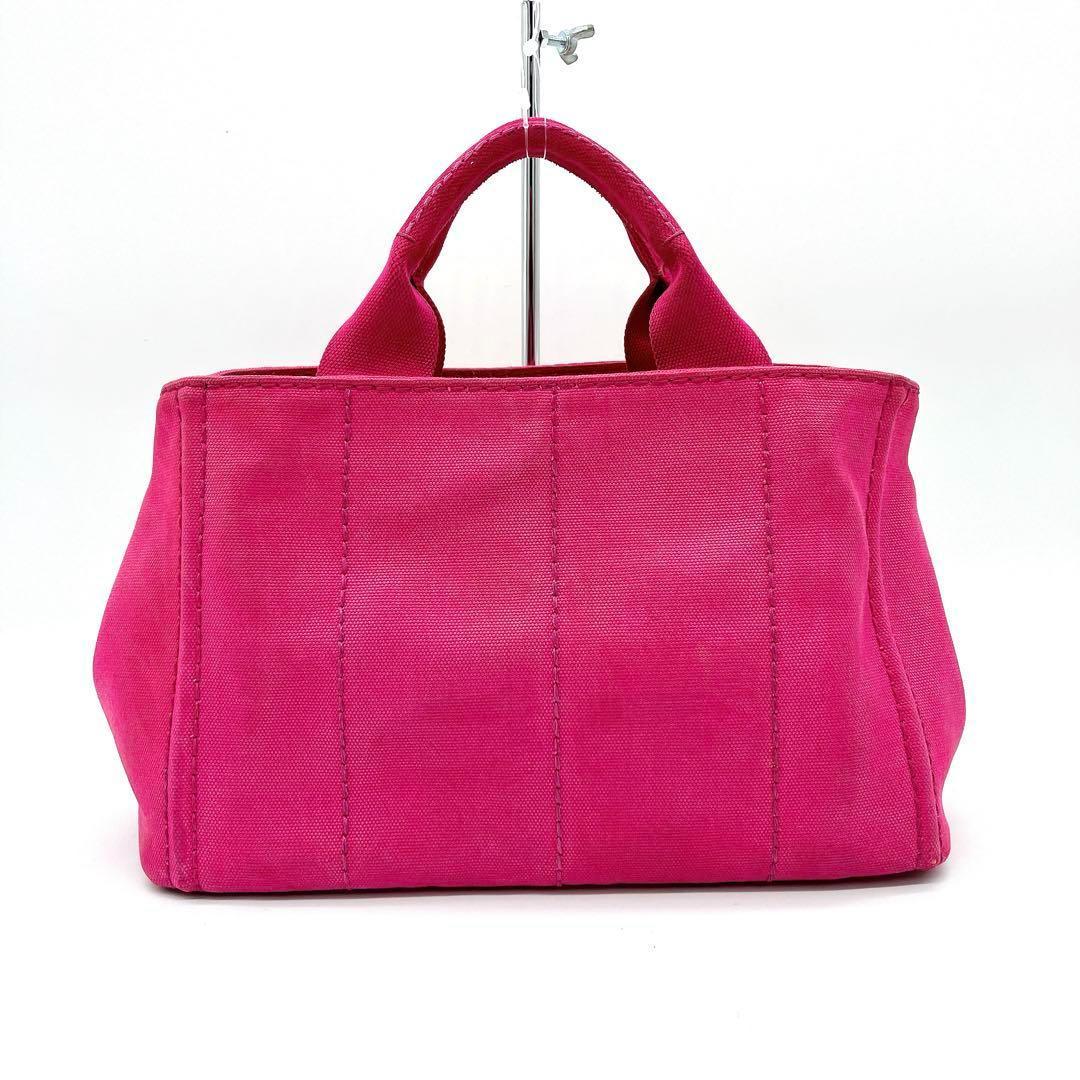 Prada Canapa Mini Handbag Canvas Gold Hardware Card