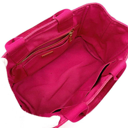 Prada Canapa Mini Handbag Canvas Gold Hardware Card