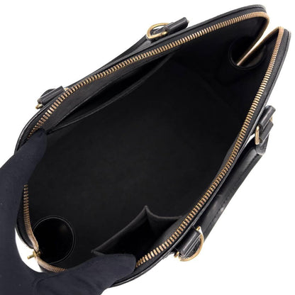 Louis Vuitton Epi Alma PM Handbag Noir Black Gold — view 3