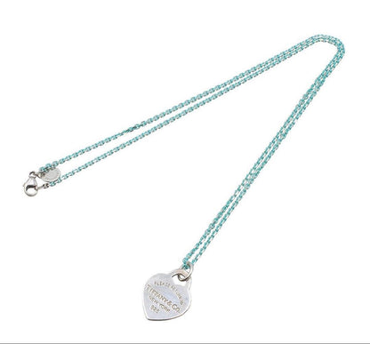 Tiffany & Co Enamel Return to Tiffany Heart Necklace — view 3