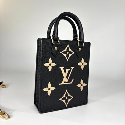 Louis Vuitton Monogram Empreinte Sac Plat Shoulder Bag — view 3