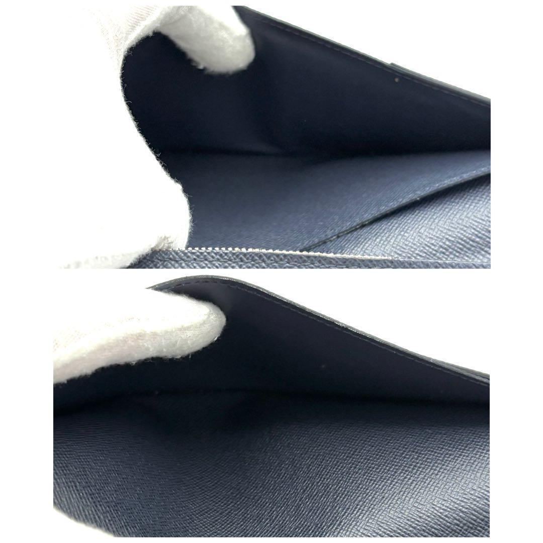 Louis Vuitton Newshape Navy Epi Portefeuille Brazza Wallet — view 6
