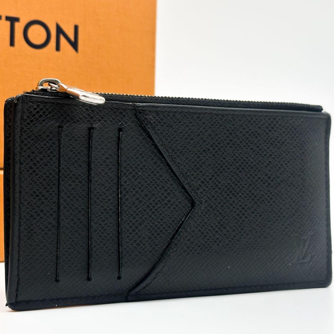 Louis Vuitton IC Fragment Case Taiga Coin Purse Card Leather