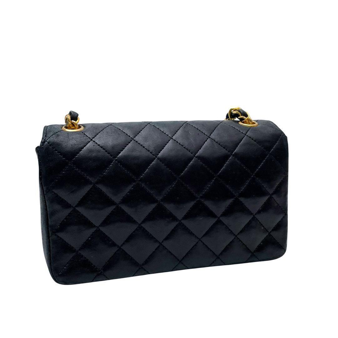 Chanel Lambskin Mini Quilted Chain Shoulder Bag Compact — view 2