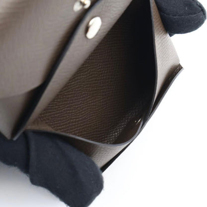 Hermes Calvi Duo Bifold Wallet Epsom Jiao Brown — view 7