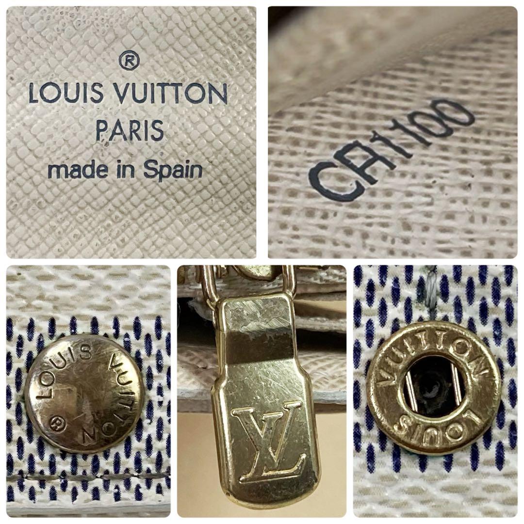 Louis Vuitton Portefeuille Sarah Damier Azure Long Wallet