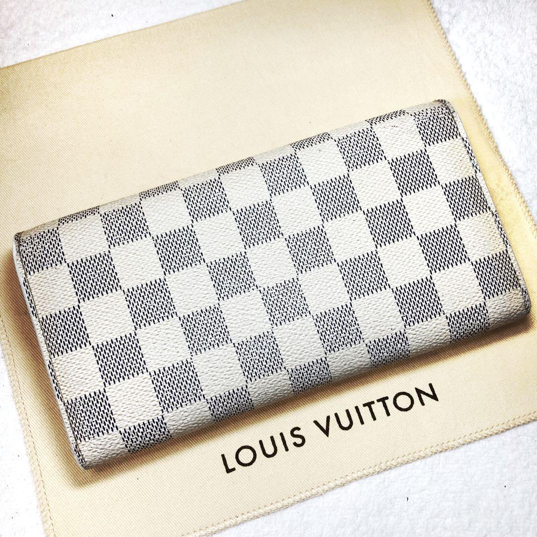 Louis Vuitton Portefeuille Sarah Damier Azure Long Wallet