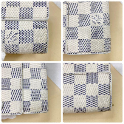 Louis Vuitton Portefeuille Sarah Damier Azure Long Wallet