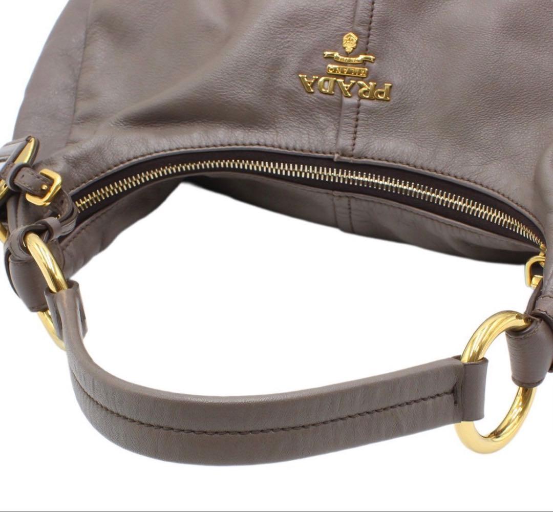 Prada Leather Oneshoulder Handbag — view 6