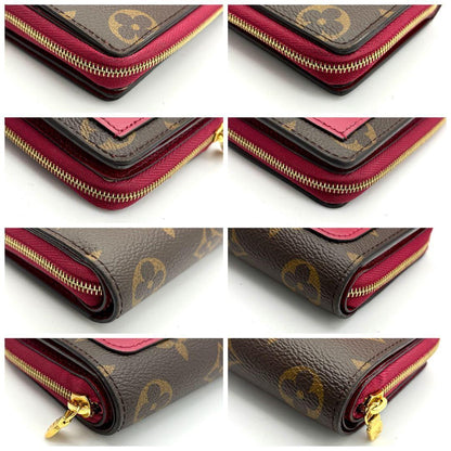 Louis Vuitton Wallet Portefeuille Lou Fuchsia Monogram — view 9