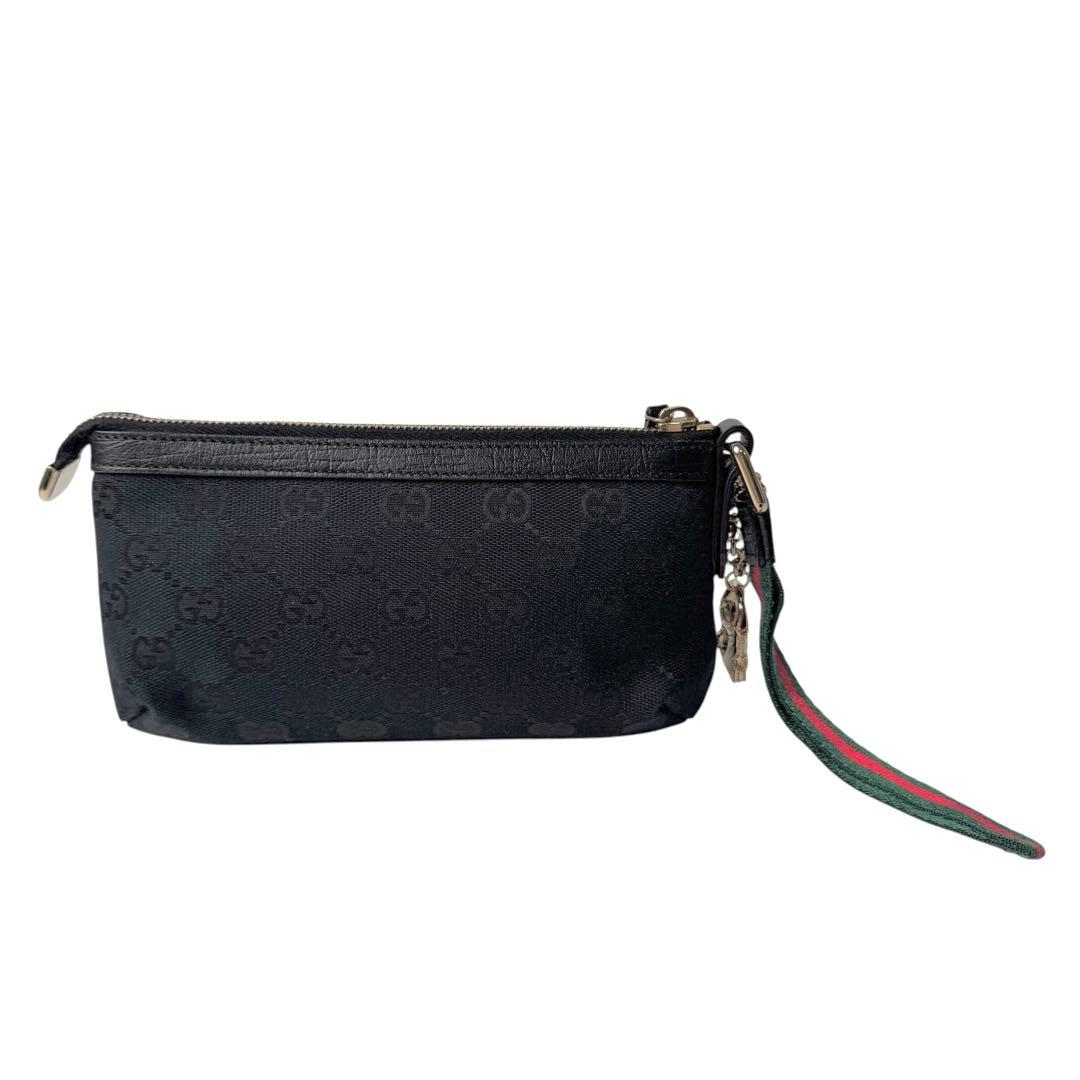 Gucci GG Canvas Pouch Sherry Line Charm — view 2