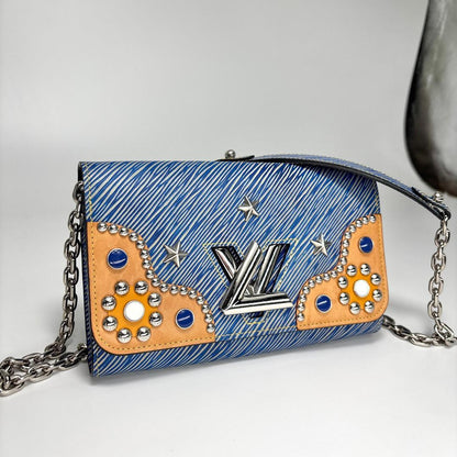 Louis Vuitton Epi Denim Twist Chain Shoulder — view 3