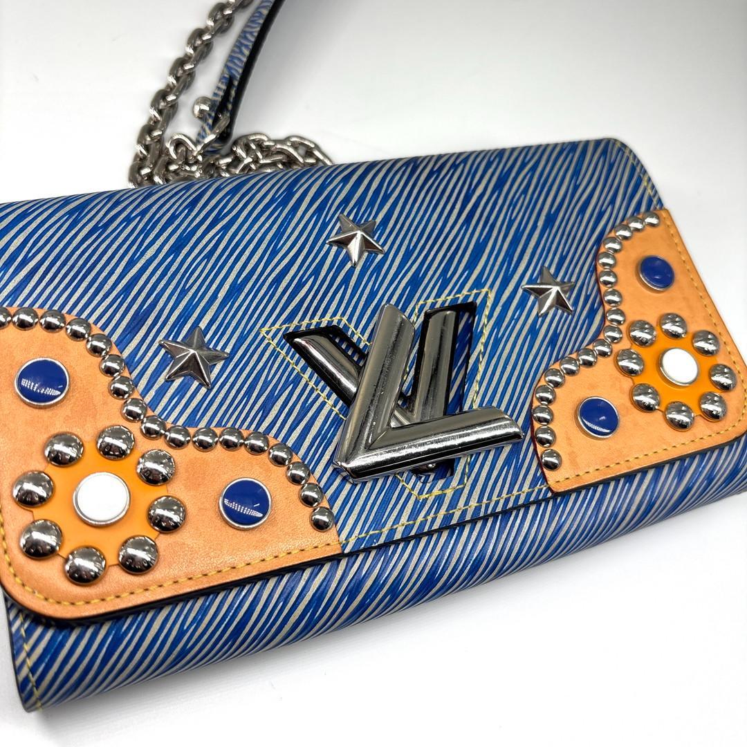Louis Vuitton Epi Denim Twist Chain Shoulder — view 9