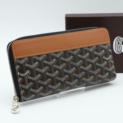 Goyard Matignon GM Wallet Herringbone Black