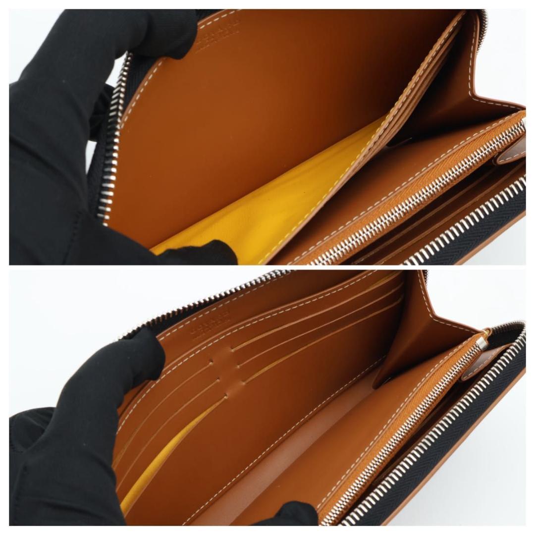 Goyard Matignon GM Wallet Herringbone Black — view 4