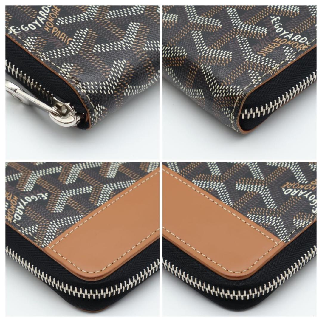 Goyard Matignon GM Wallet Herringbone Black — view 9