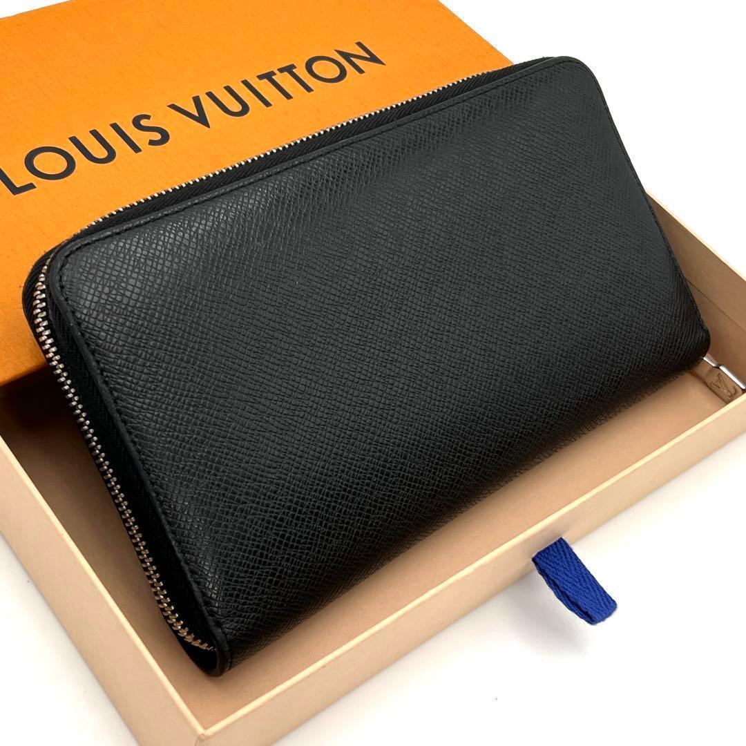 Louis Vuitton New Taiga Zippy Organizer Wallet Black — view 2