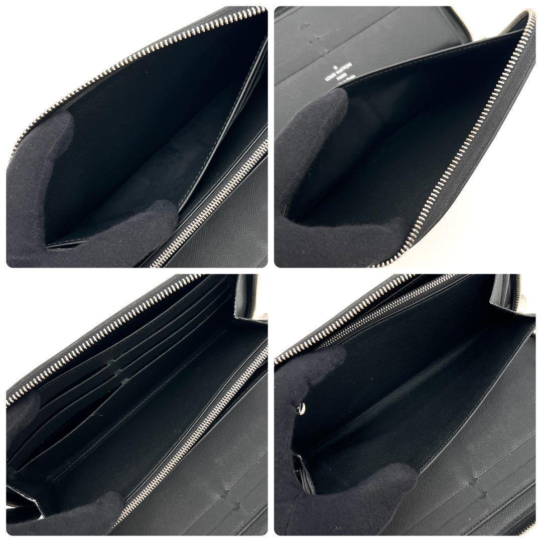 Louis Vuitton New Taiga Zippy Organizer Wallet Black — view 5