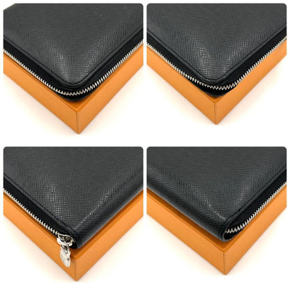 Louis Vuitton New Taiga Zippy Organizer Wallet Black — view 7