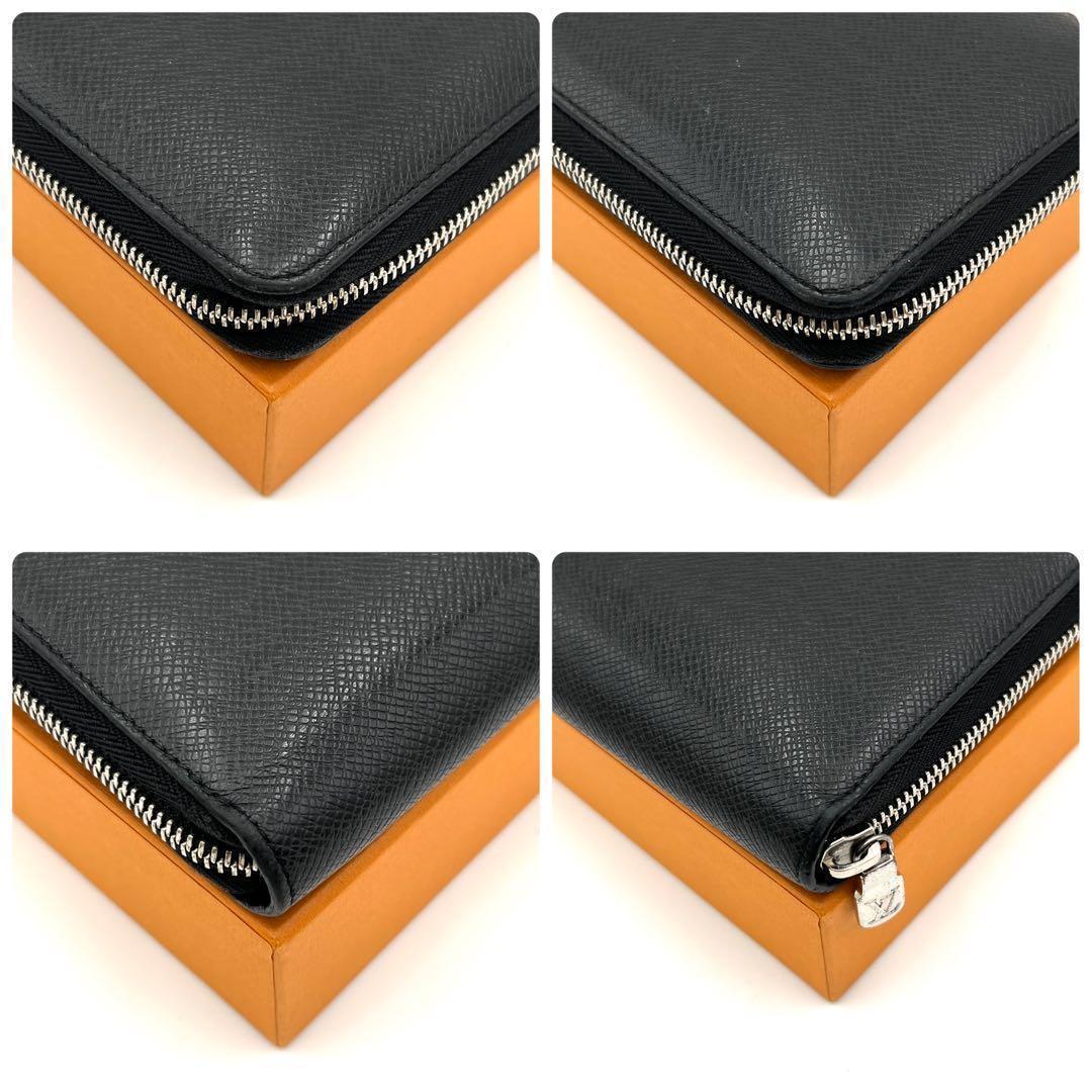 Louis Vuitton New Taiga Zippy Organizer Wallet Black — view 8