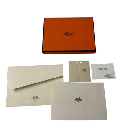 Hermes Poisson Card Holder Chevremisol — view 9