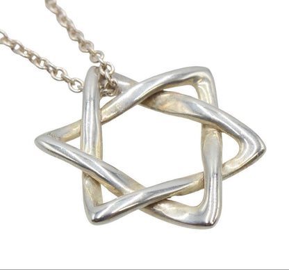 Tiffany & Co Star of David Chain Necklace — view 5