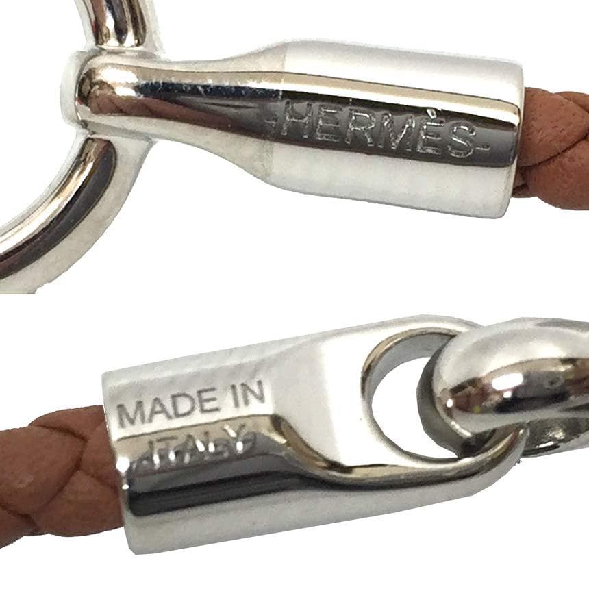 Hermes Leather Bracelet Grenin T2 Aq8610