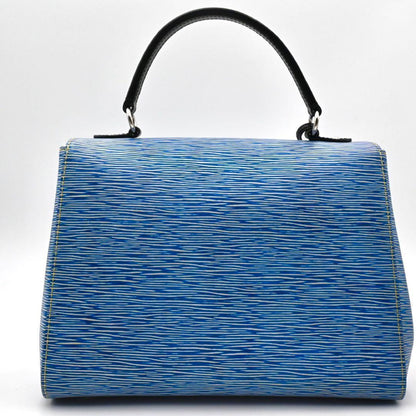 Louis Vuitton Epi Denim Cluny MM Handbag 2-Way Blue — view 3
