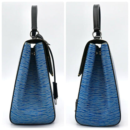 Louis Vuitton Epi Denim Cluny MM Handbag 2-Way Blue — view 7