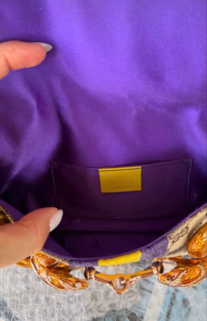 Gucci Tom Ford Era Horsebit Serpent Chain Bag — view 6