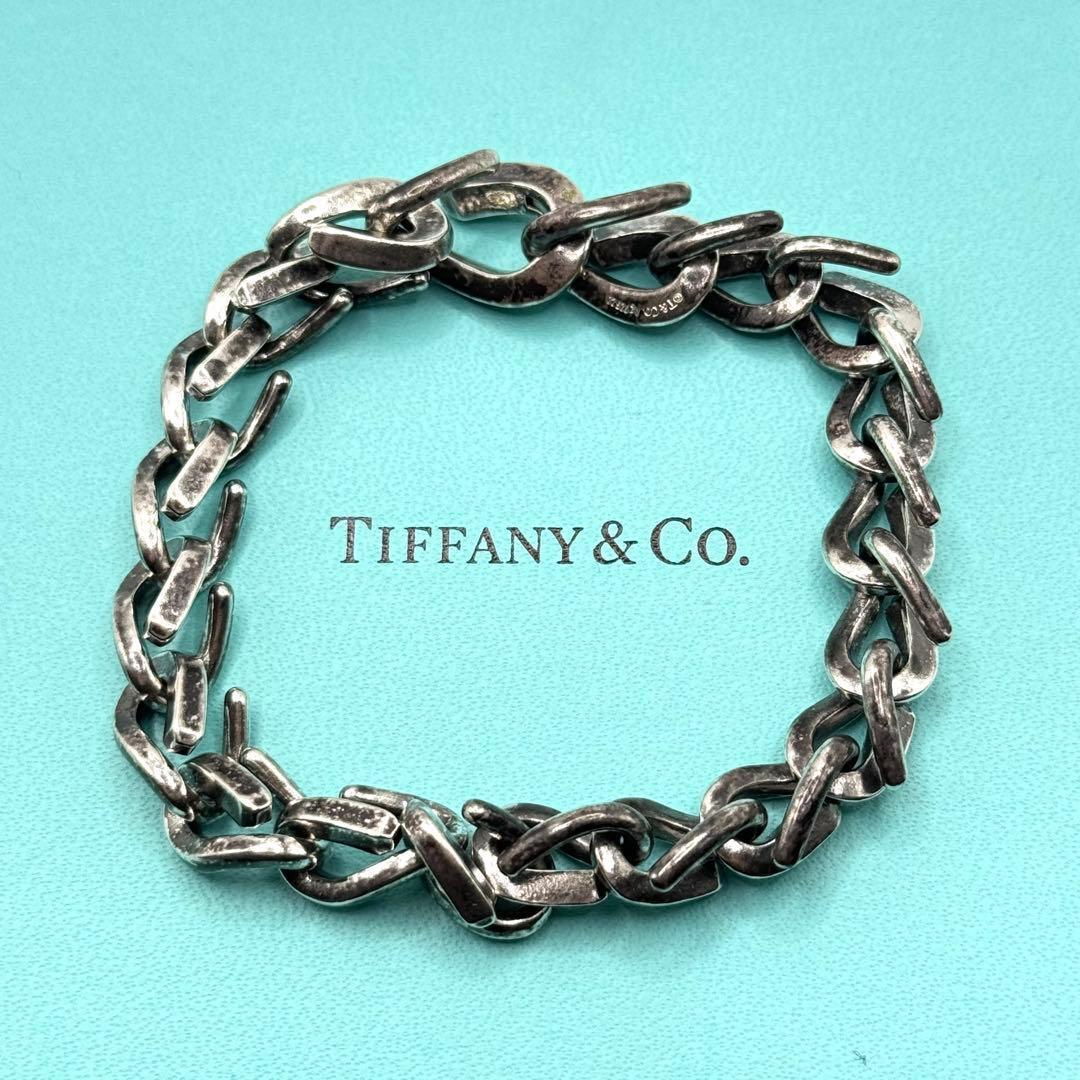 Tiffany & Co Bracelet Forge Oxidized Chain 20 Pieces