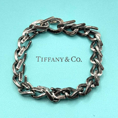Tiffany & Co Bracelet Forge Oxidized Chain 20 Pieces