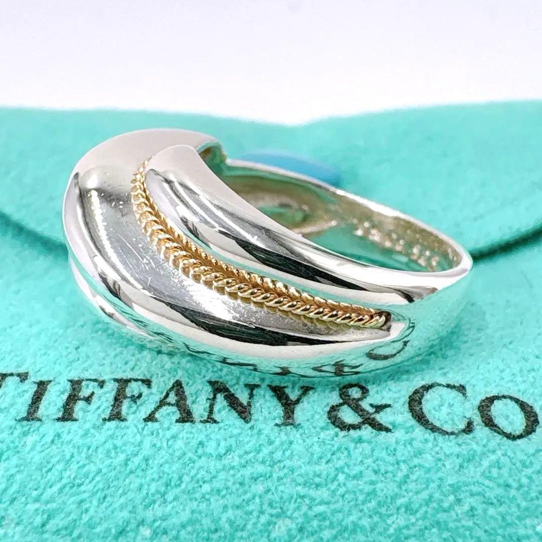 Tiffany & Co Twisted Rope Combi Size 135 925 Silver