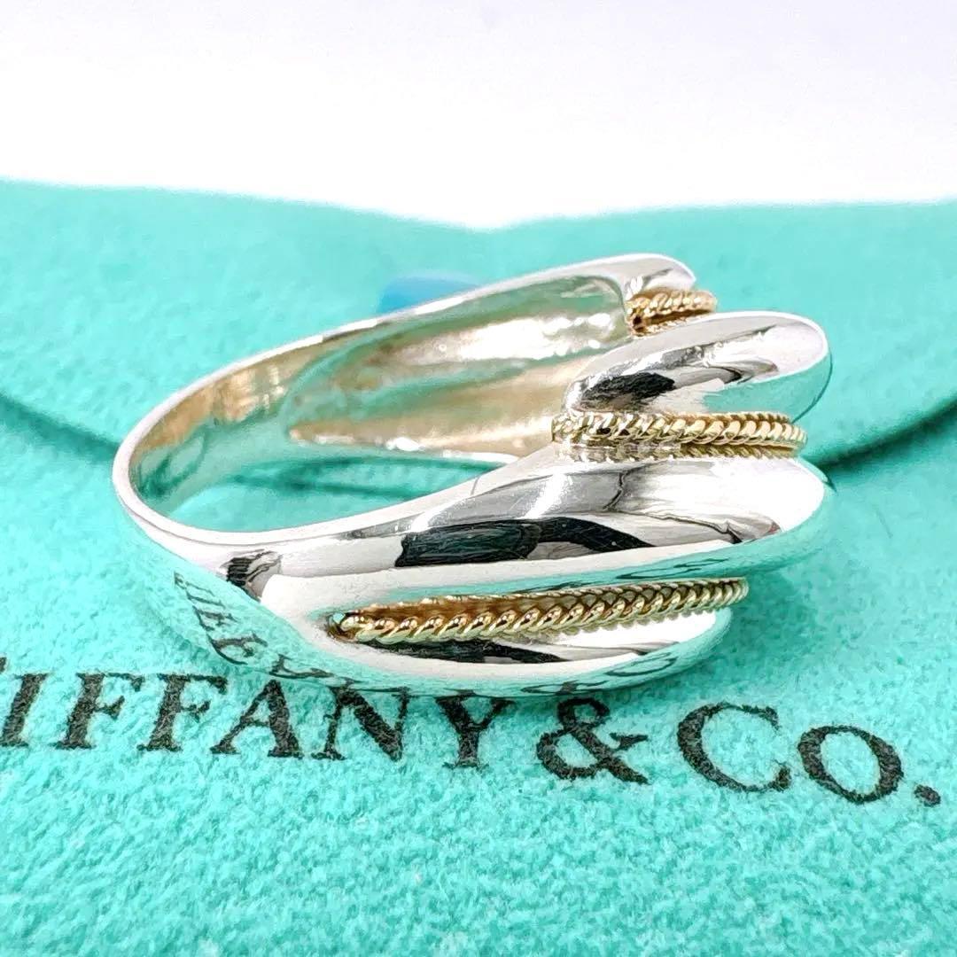 Tiffany & Co Twisted Rope Combi Size 135 925 Silver